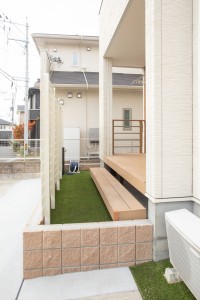 目隠しフェンス施工後