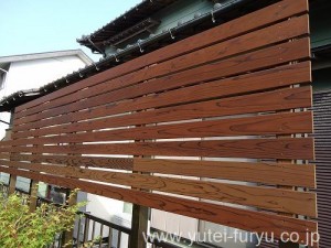サーモフェンス　目隠し施工例　2