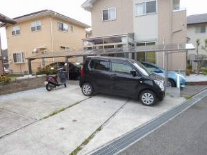 自転車 屋根