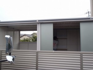 ヨドコウ エルモコンビ 物置
