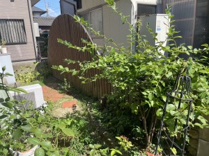 庭リフォーム施工前