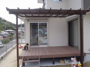 エバーエコウッドデッキ　ナチュレ