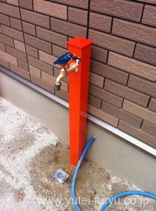 カワセミ 立水栓の蛇口