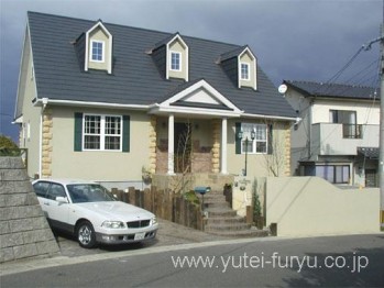 スタンプコンクリートの施工例