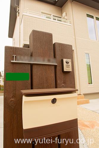 新築外構 門まわり