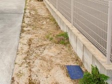外構リフォーム前　アプローチ