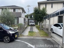 車庫舗装前