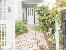 外構リフォーム前 アプローチ