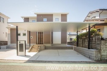 車庫工事全景_昼