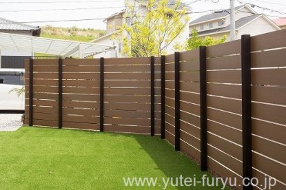 目隠しフェンス施工後