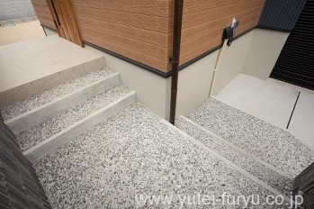 アプローチ階段