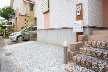 車庫拡張・門柱