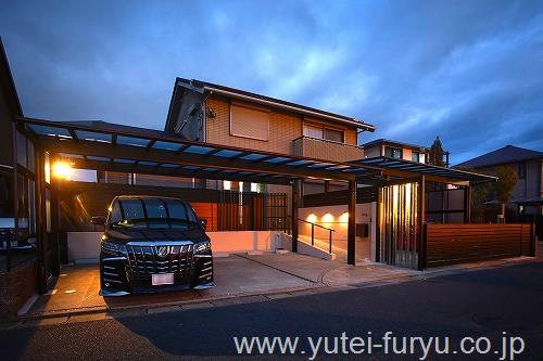 1433_1 リフォーム外構 ライトアップ