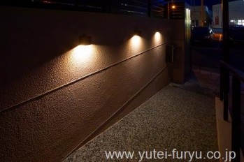 1433_6 アプローチ・門まわり ライトアップ