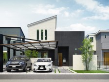 三協アルミ ダブルフェース クラフトチェリー×ブラック