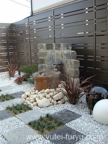 和モダンの坪庭 福岡 北九州 エクステリア 外構 庭のデザイン 遊庭風流